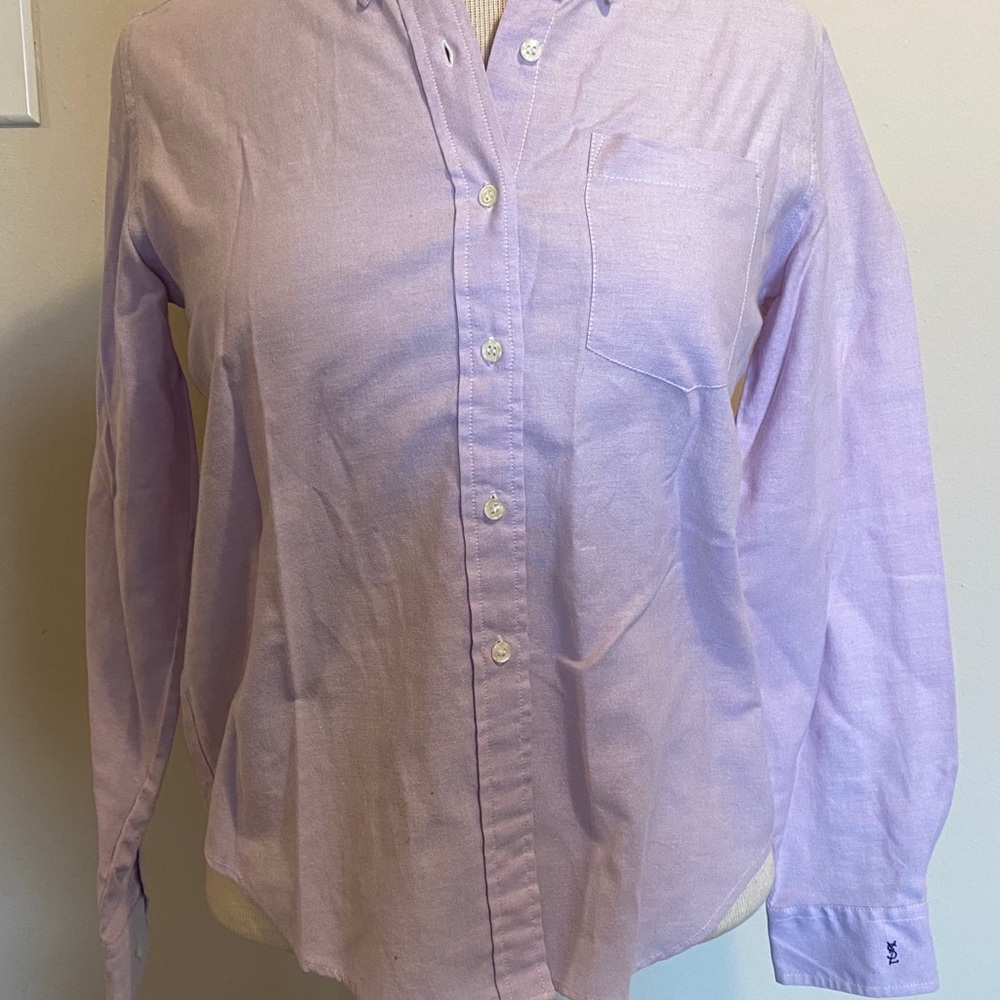 YSL Lavender Button Down Shirt